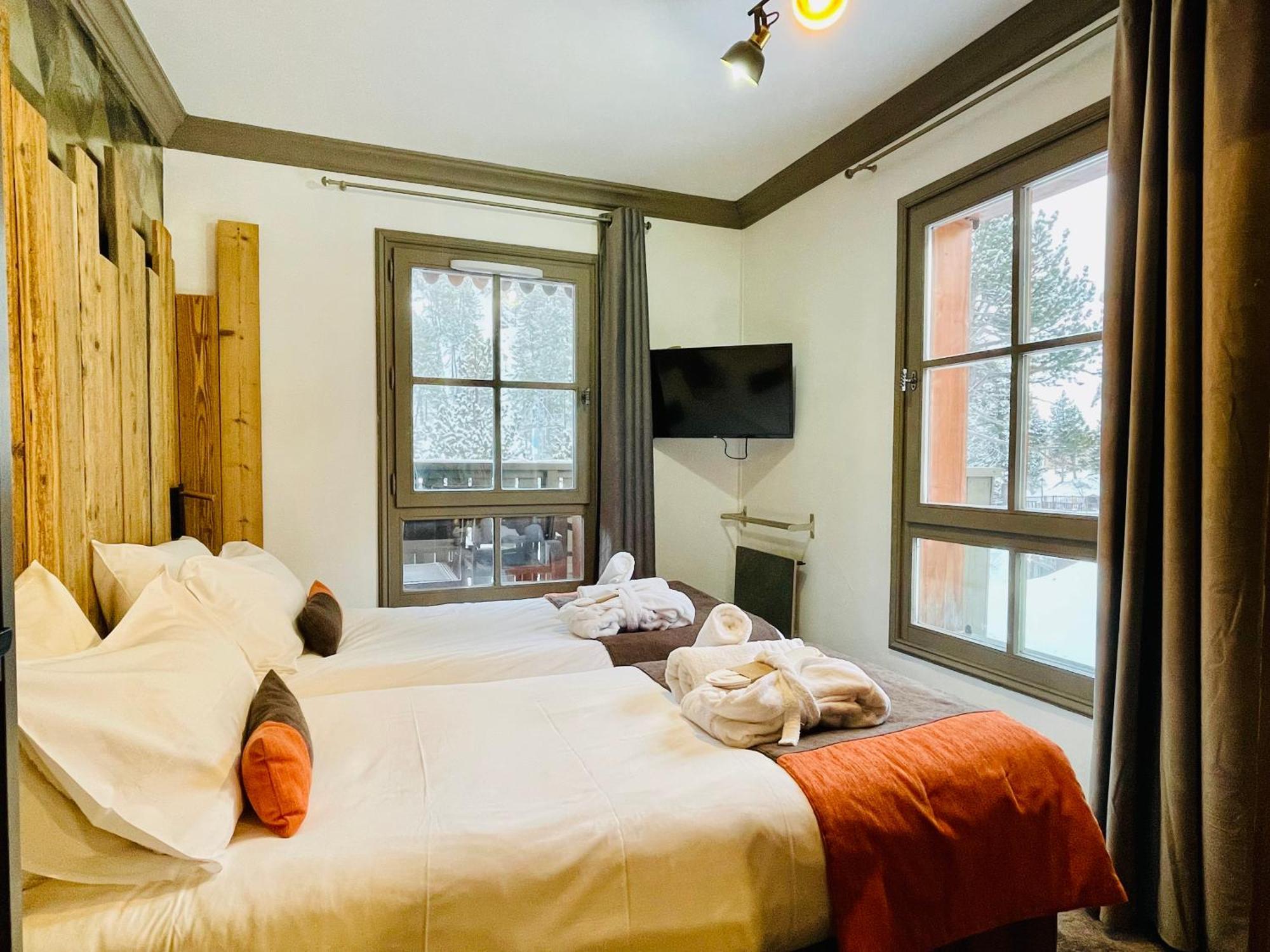 Arc 1950 Appt 6/8 Pers Luxe Manoir Savoie - Ski In Ski Out Les Arcs  المظهر الخارجي الصورة